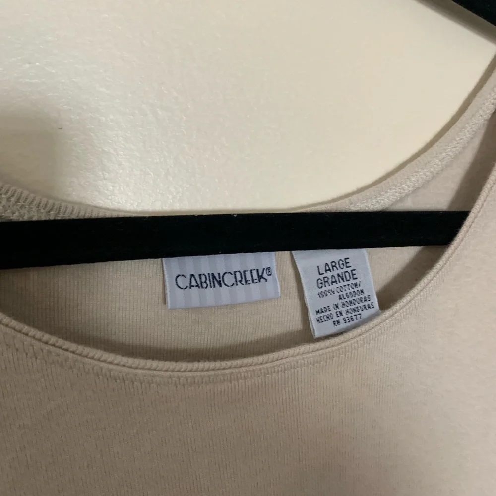 Cream/Taupe Tank - Picture 5 of 6